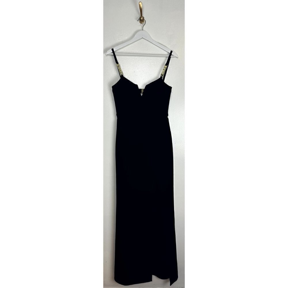 REBECCA VALLANCE Piero Gown Lime in Black Size US 4 - Picture 3 of 9